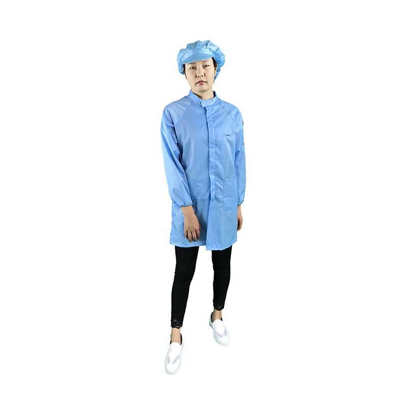 ESD Smock standup collar