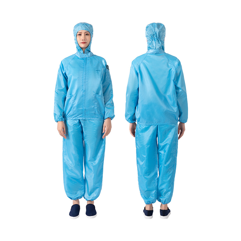 แจ็คเก็ต ESD พร้อมหมวกและกางเกง