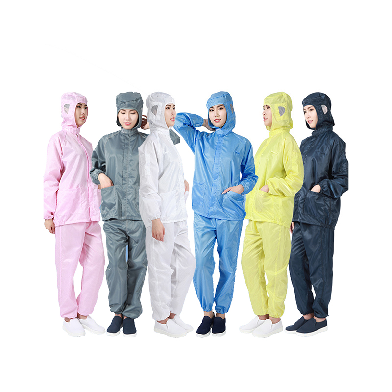 แจ็คเก็ต ESD พร้อมหมวกและกางเกง